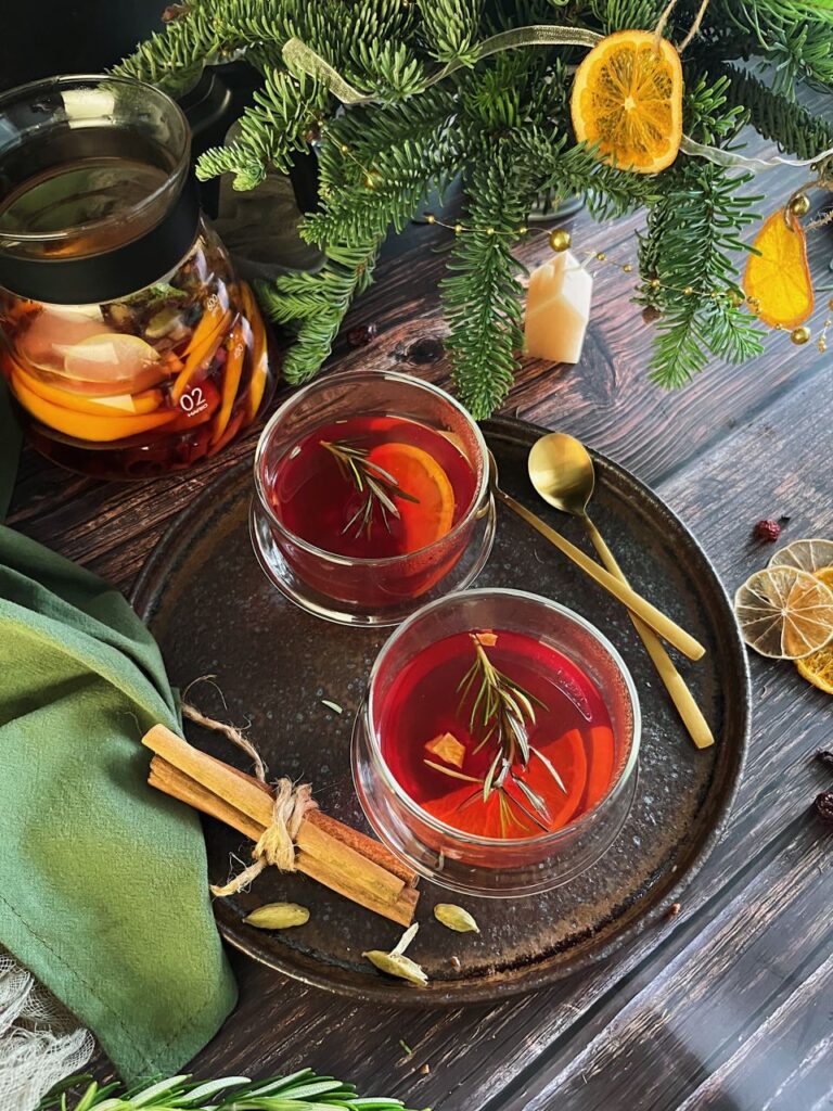 Hibiscus “Mulled Wine” (Non-Alcoholic, No Juice)